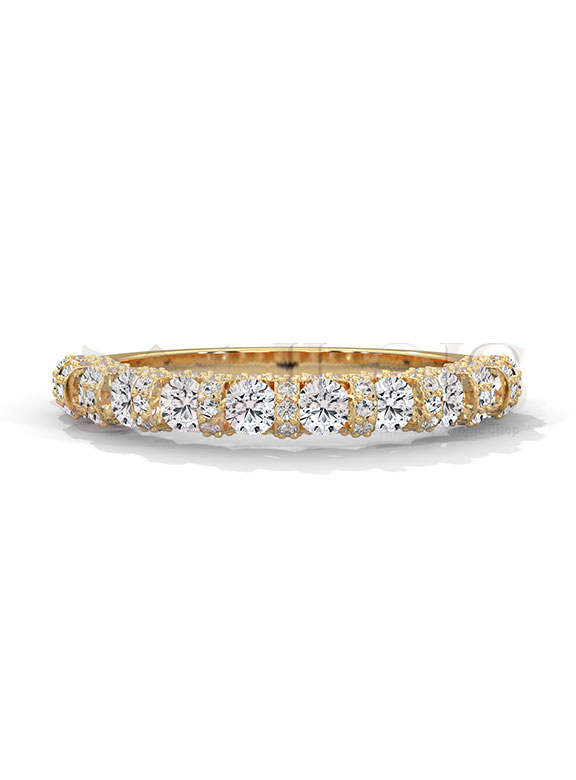 Vintage Halo Eternity Ring